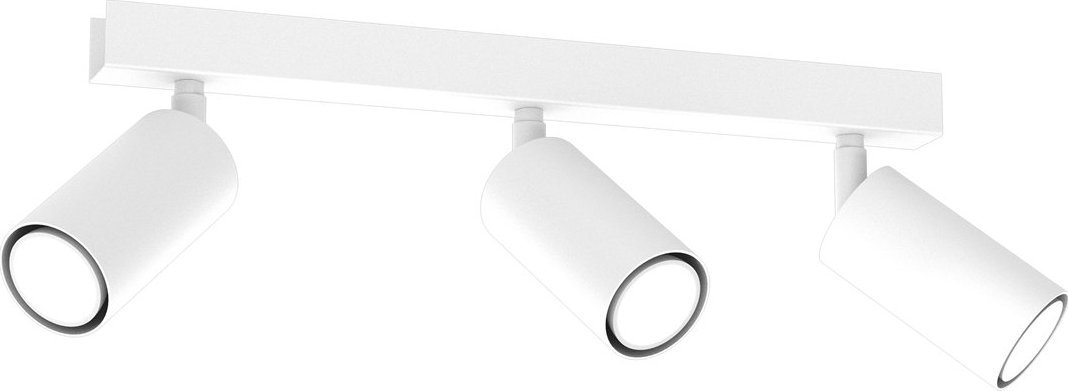 Lampa sufitowa Milagro Sufitowa lampa Hudson MLP8803 metalowa do jadalni biała