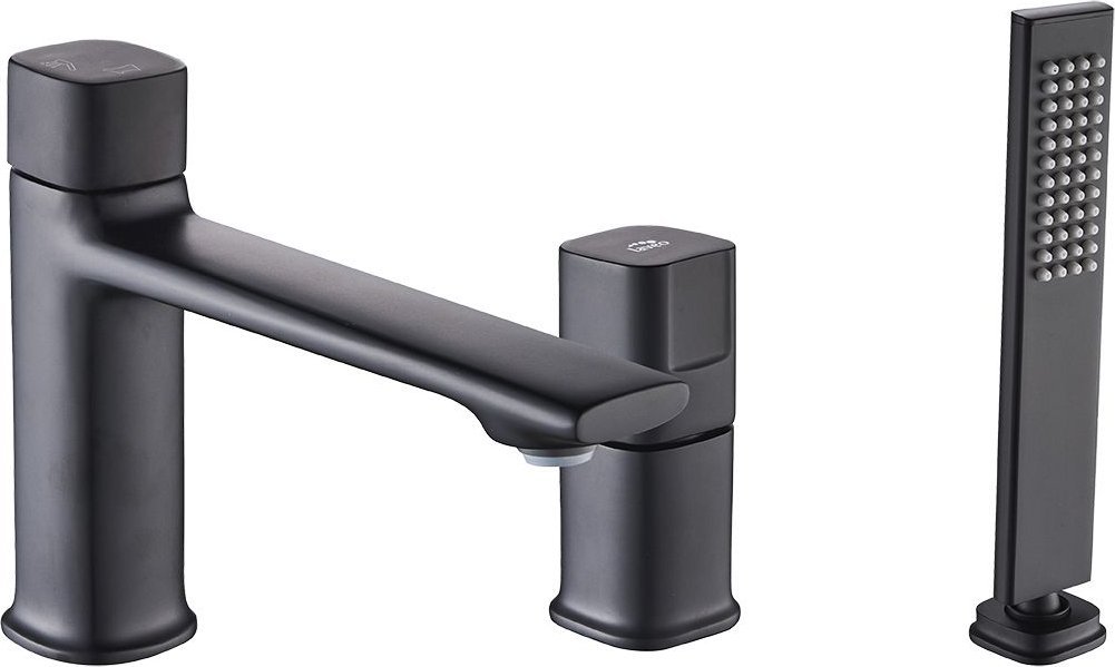 Bateria prysznicowa Laveo LAVEO Tores - bateria wannowa stojąca 3-otworowa