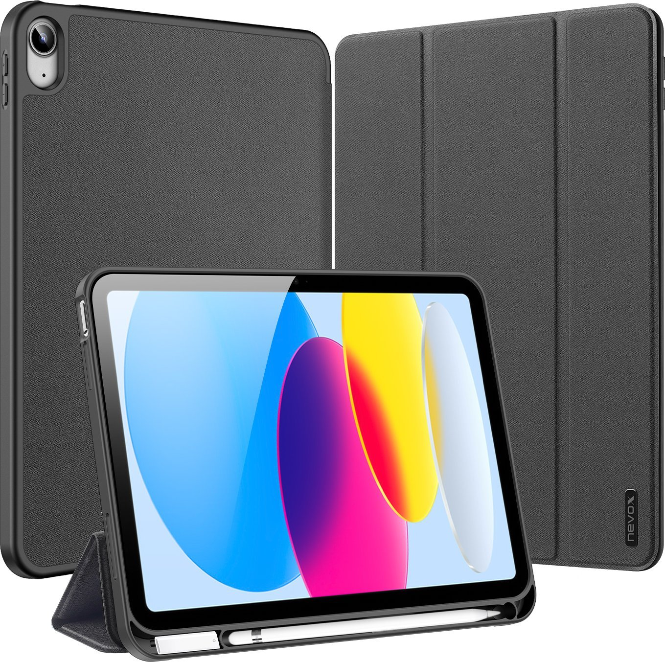 Etui na tablet Nevox nevox Vario Series Bookcase iPad 10,9'' 10Gen grau