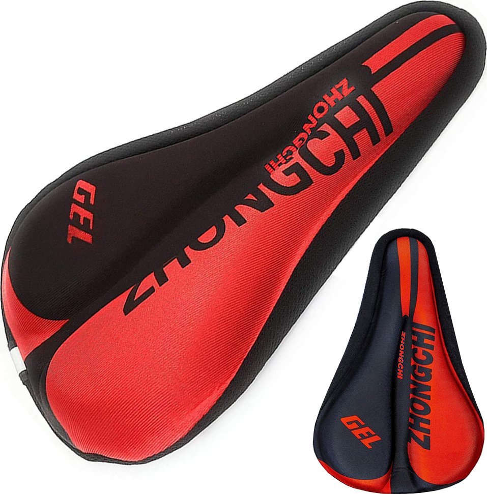 Verk Nakładka żelowa amortyzująca na siodełko rowerowe 3d pokrowiec profilowana Nakładka żelowa amortyzująca na siodełko rowerowe 3d pokrowiec profilo