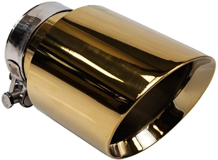 Końcówka tłumika 101mm wejście 76mm Gold