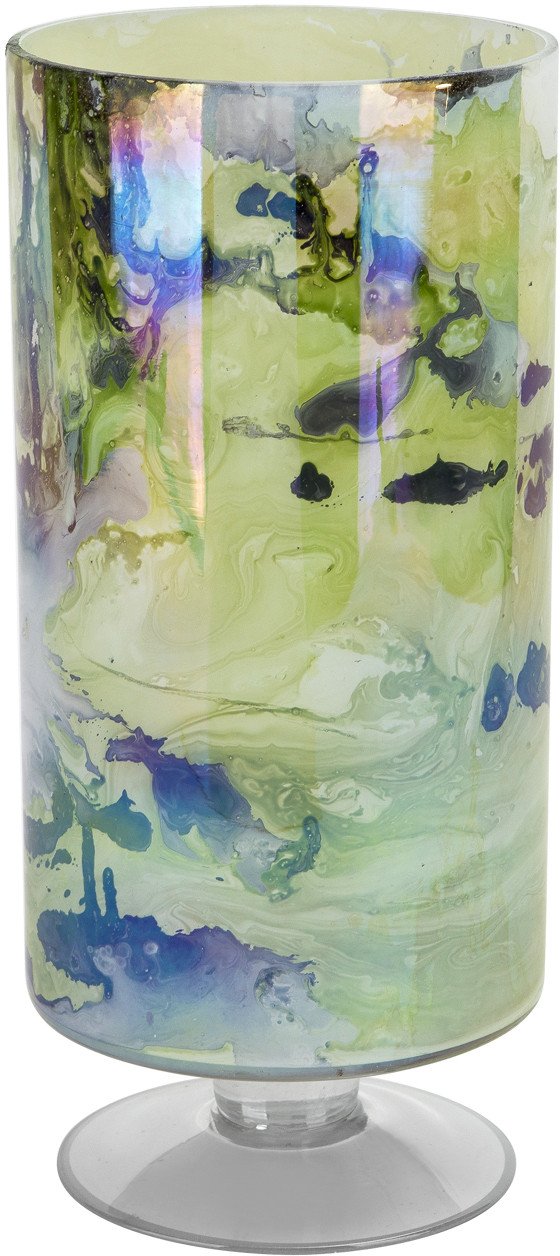 Wazon szklany wysoki na nóżce