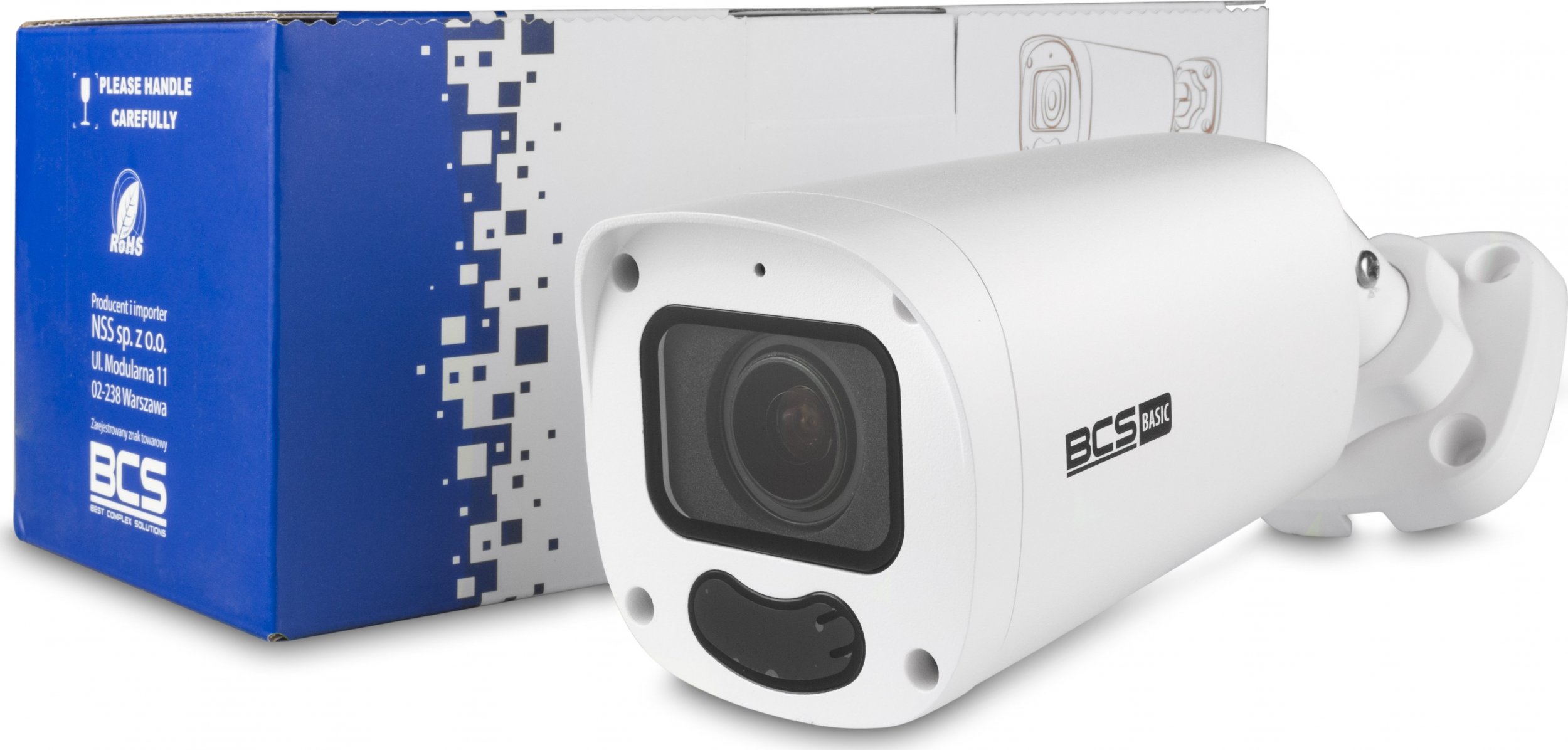 Kamera IP BCS KAMERA IP BCS-B-TIP45VSR5(2.0) - 5 Mpx 2.8 ... 12 mm - MOTOZOOM BCS BASIC