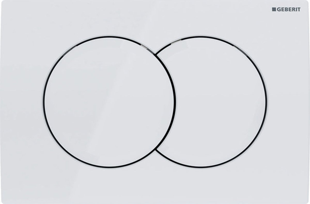 Przycisk spłukujący Geberit Delta 01 do WC biały (115.107.11.1)