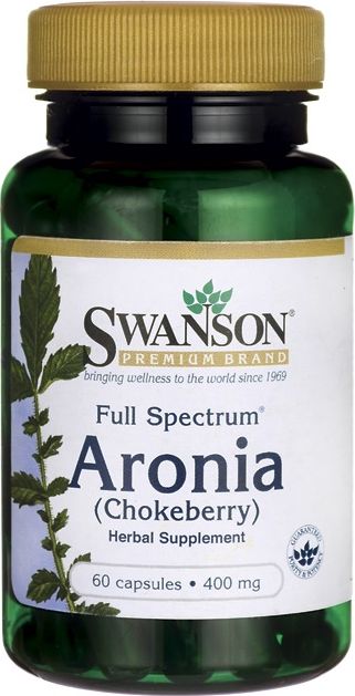 Swanson Swanson - Aronia (Chokeberry), 400mg, 60 kapsułek