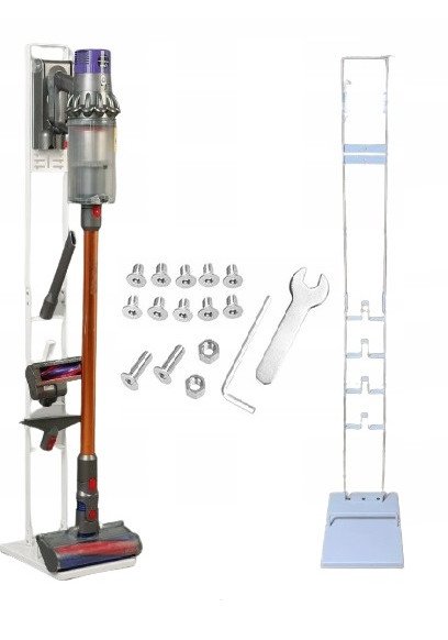 BIAŁY STOJAK WIESZAK STELAŻ DO ODKURZACZA DYSON DC V7 V8 V10 V11 V12 V15