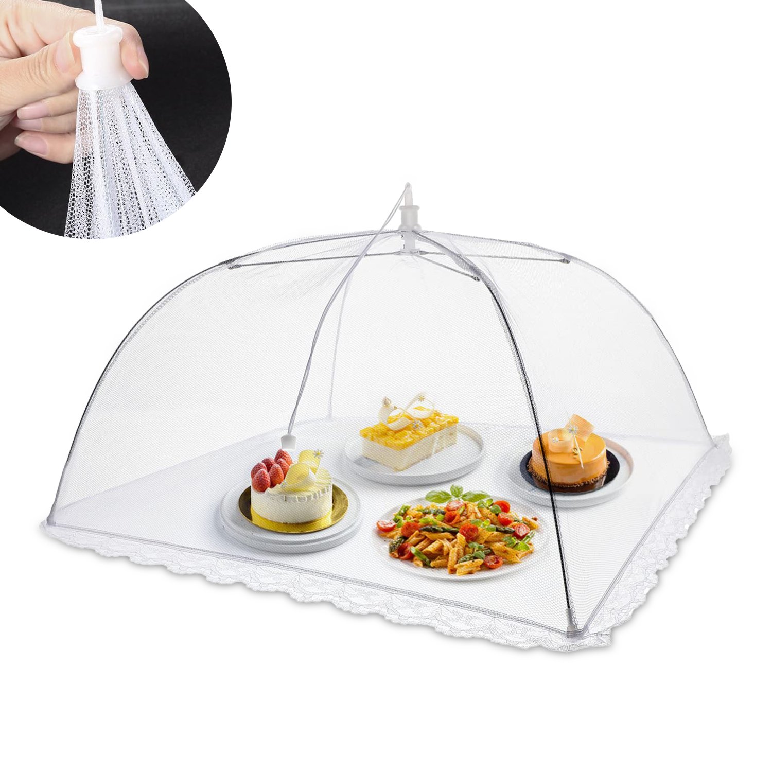 Moskitiera osłona na żywność Heckermann 140x90cm