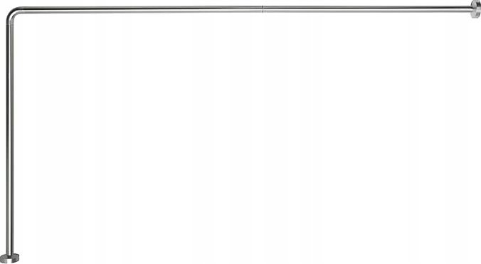 Sourcing SHOWER RAIL 80X170 D.25 CHROME