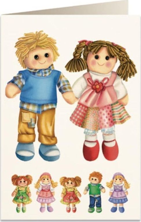 Tassotti Karnet B6 + koperta 5735 Lalki