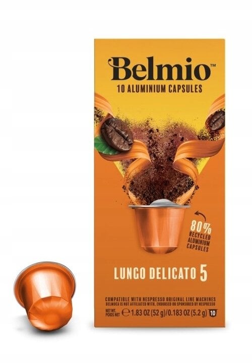 Kapsułki do Nespresso Belmio Lungo Delicato 10 sztuk