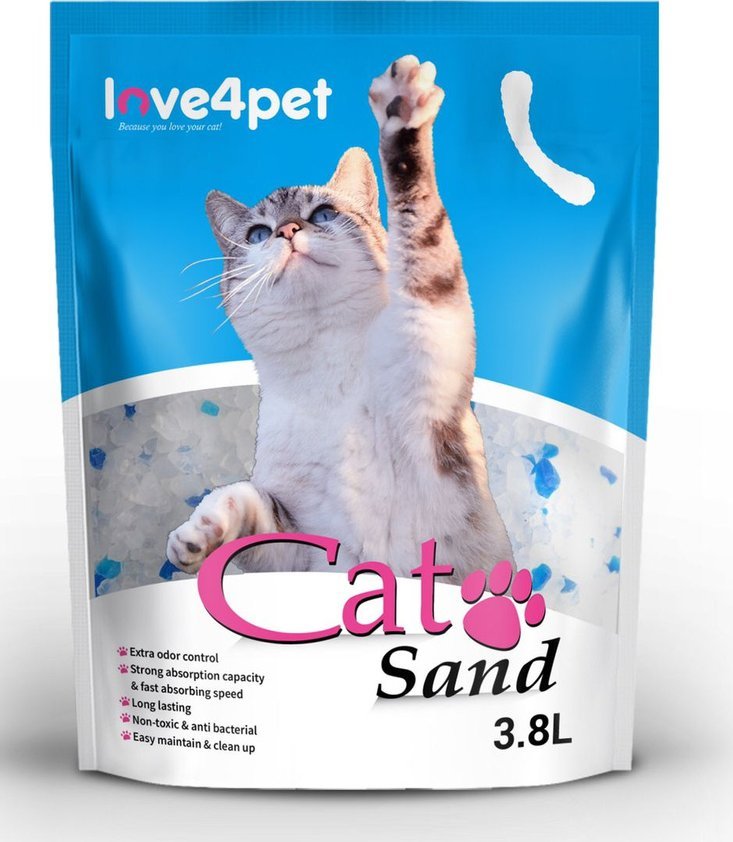 TropiDog Żwirek Silikonowy dla Kota Cat Sand 3,8l