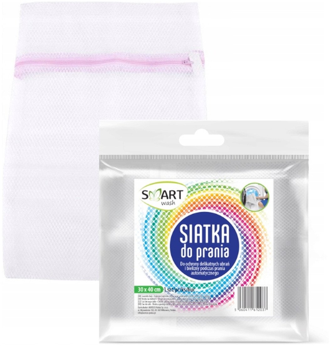 Smart Wash - worek ochronny do prania bielizny z zamkiem - 30x40cm
