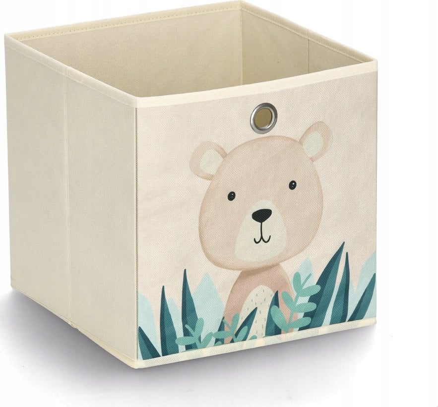Zeller Tekstylne pudełko ze zwierzątkiem, 28 x 28 x 28 cm