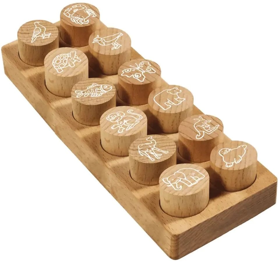 COLOP WOODIES Stempel-Set "exotic Animation" retail