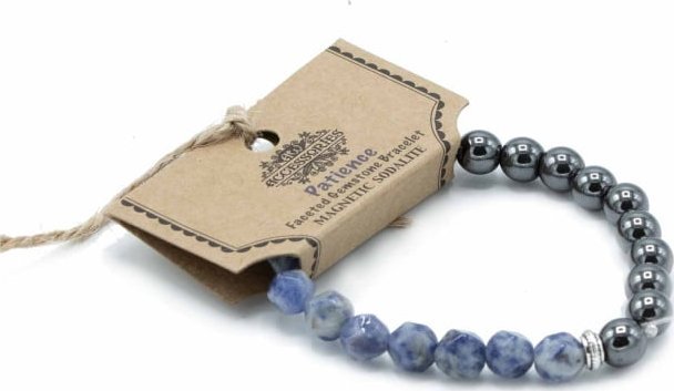 Lovrin Bransoletka z fasetowanych kamieni - Cierpliwość