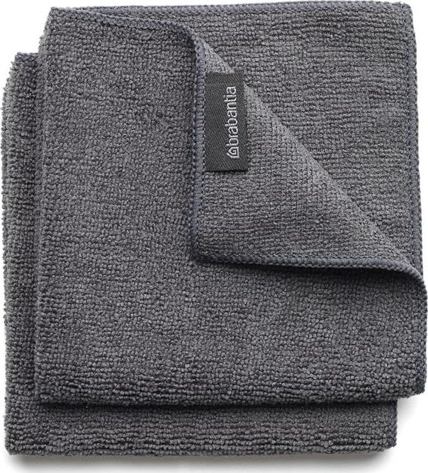 Brabantia Ściereczki z mikrofibry 2 szt. ciemnoszare 118029
