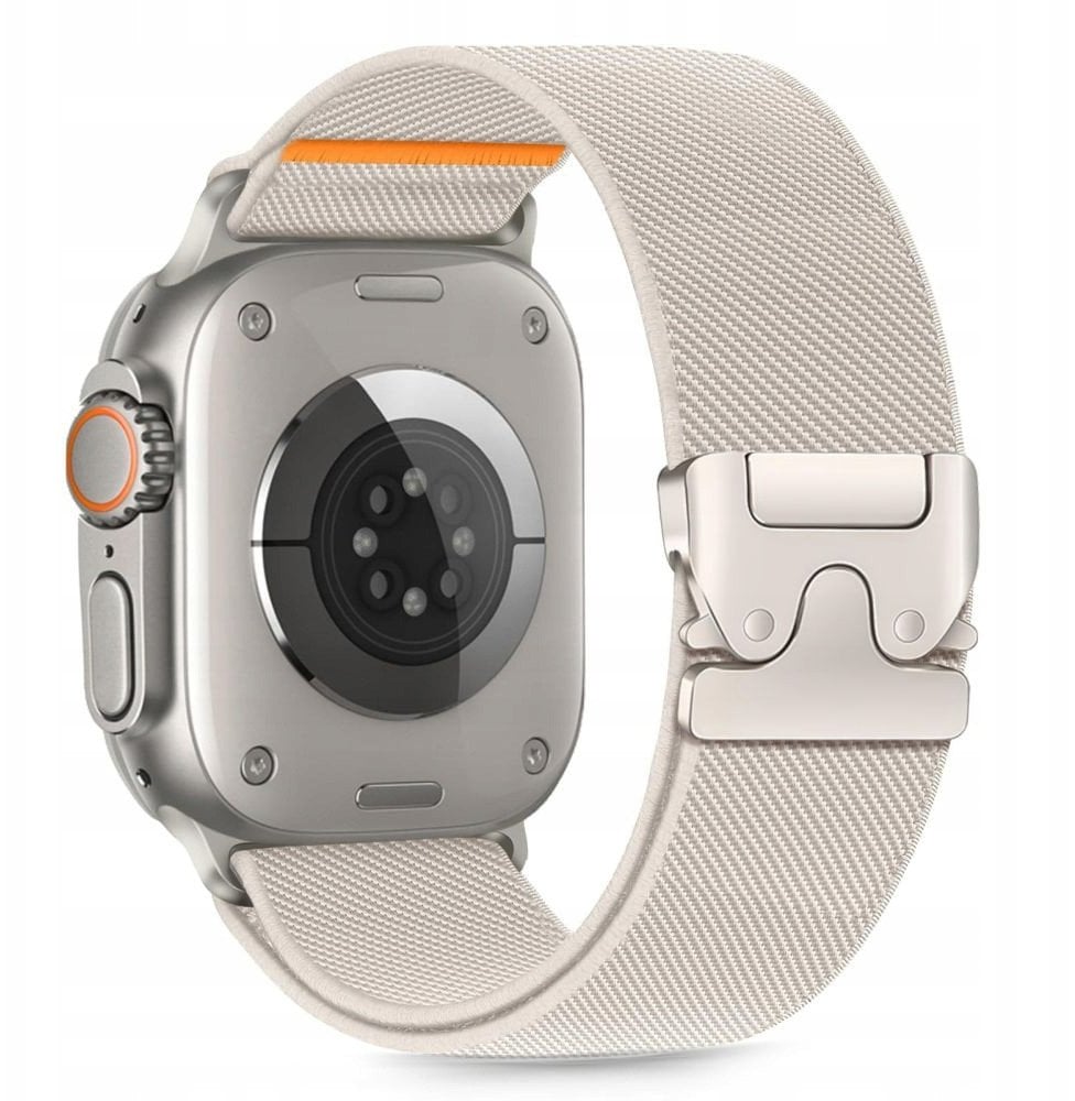 TECH-PROTECT NYLON CLASP APPLE WATCH 6 / 7 / 8 / 9 / 10 / SE / ULTRA 1 / 2 (44 / 45 / 46 / 49 MM) TITANIUM