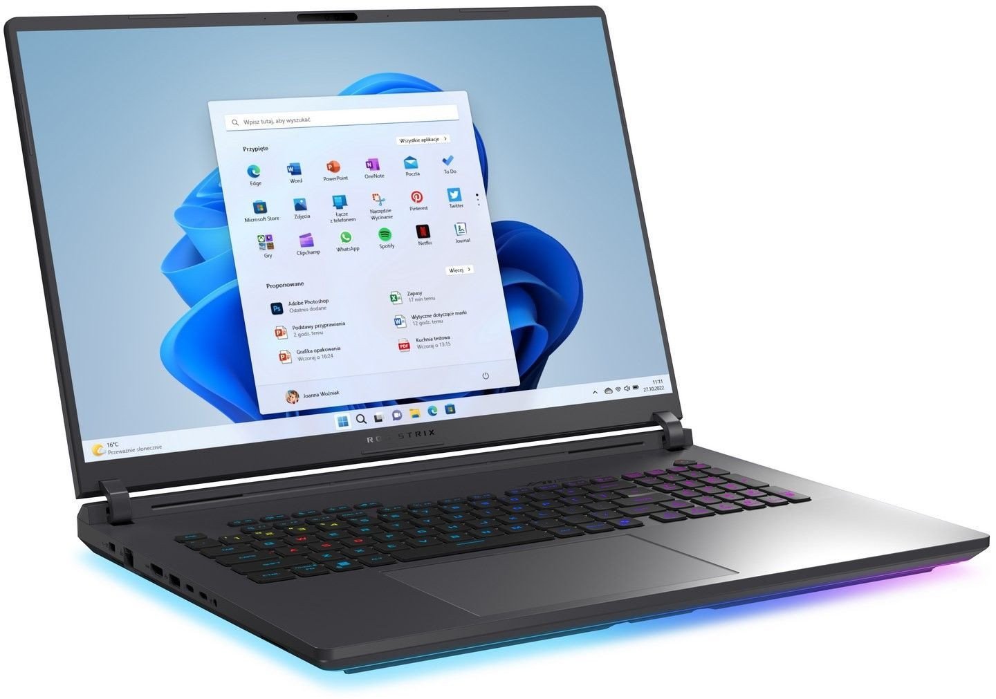 ASUS ROG Strix G18 G815JMR-S9089W - i7-14650HX | 18"-240Hz 2.5K | 64GB | 2TB + 2TB | Win11H | RTX5060