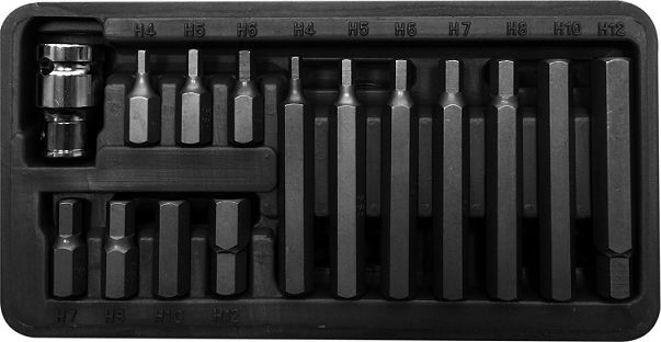 Pro-Line Zestaw bitów 3/8" Hex 4-12 15 elementów (10743)