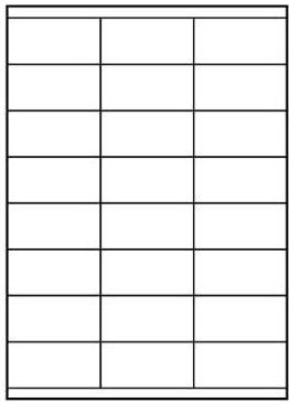 Logo etykiety 70mm x 36mm, A4, matowe, białe, 10 szt.