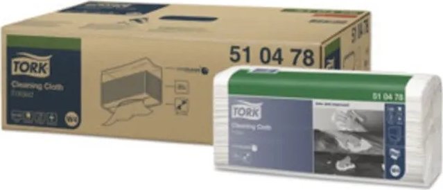 Tork - Wielozadaniowe czyściwo włókninowe, 1-warstwowe - Białe