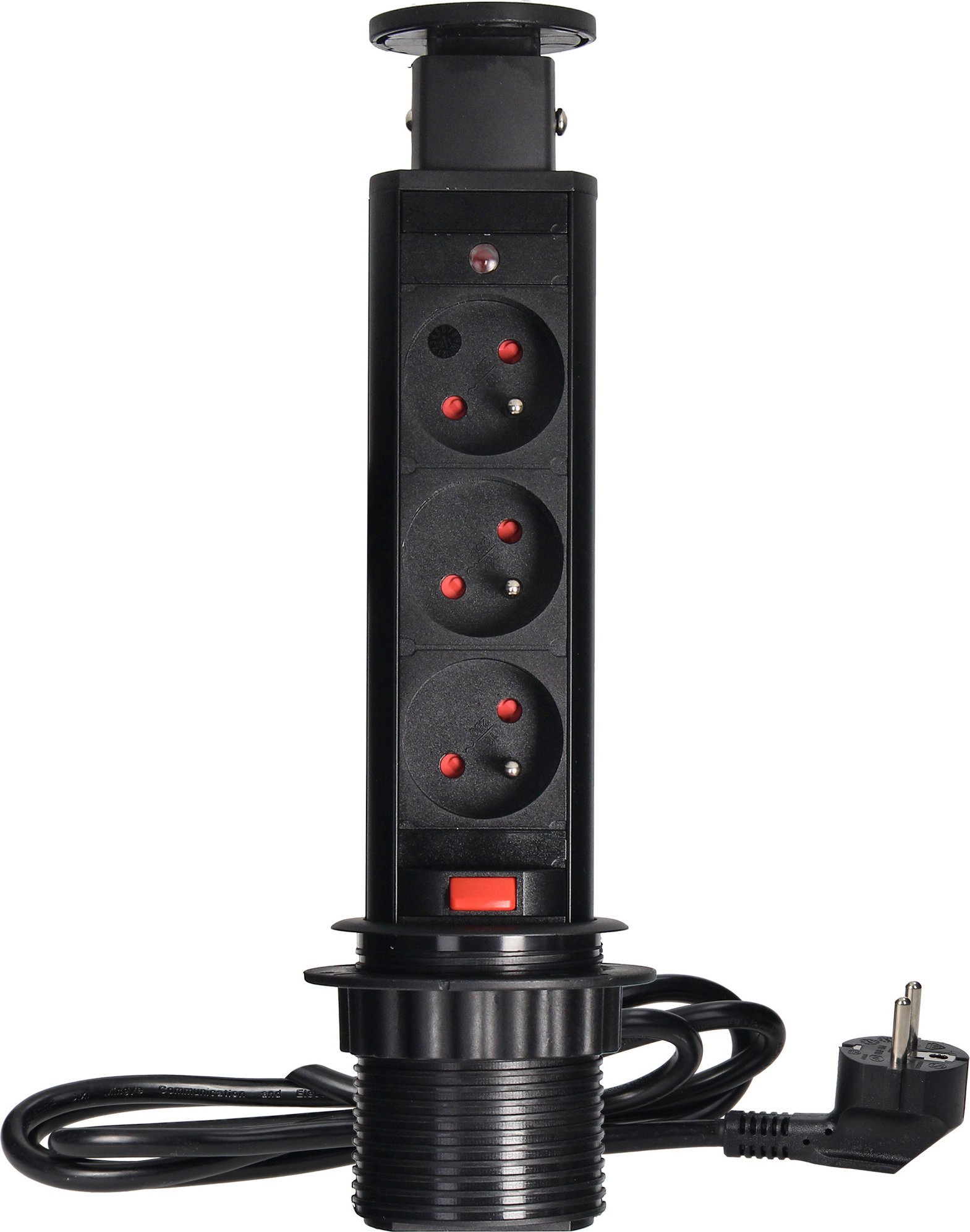 Orno Gniazdo wpuszczane w blat 3x250V AC OR-AE-1347/B