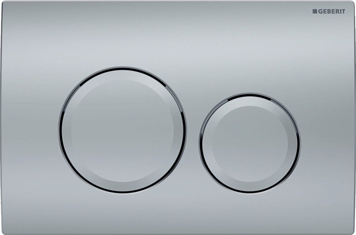 Przycisk spłukujący Geberit Przycisk uruchamiający Geberit Delta20, przedni, chrom-mat [1/10/180]