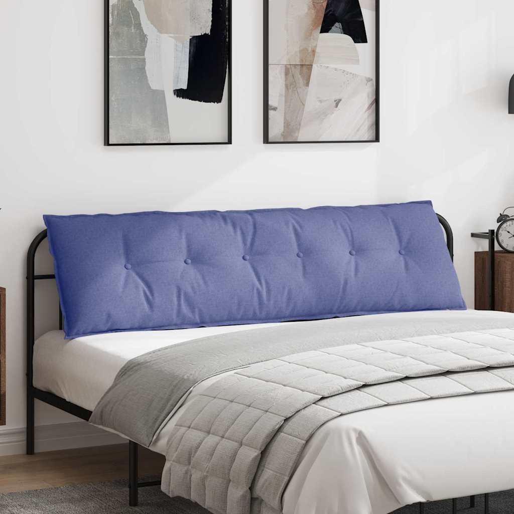 vidaXL Poduszka na plecy Niebieski denim 180 x 19 x 50 cm tkanina