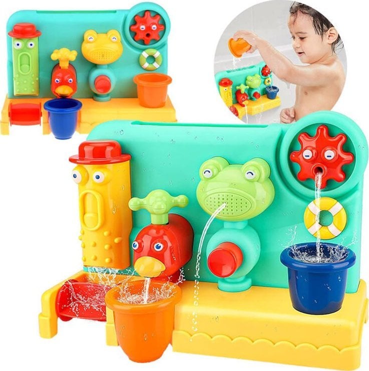 Jokomisiada Zabawka do kąpieli do wody panel kołowrotek kurek ZA4657