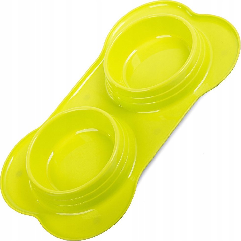 Przyjaciele MISKA PODWÓJNA DLA PSA KOTA NA KARMĘ 400ml x 2
