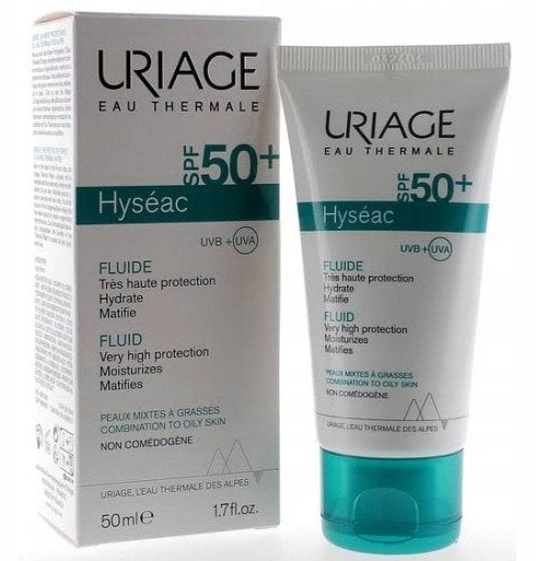 URIAGE_Hyseac Mattifying Fluid matujący fluid do twarzy SPF50+ 50ml