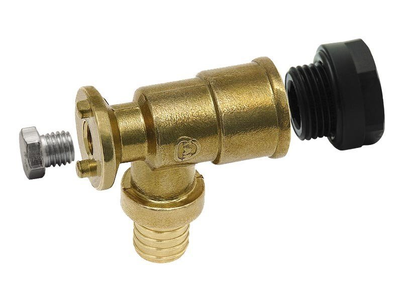 KAN-therm Podejście do baterii z korkiem tworzywowym krótkim 14x2 G1/2 - 9017.030