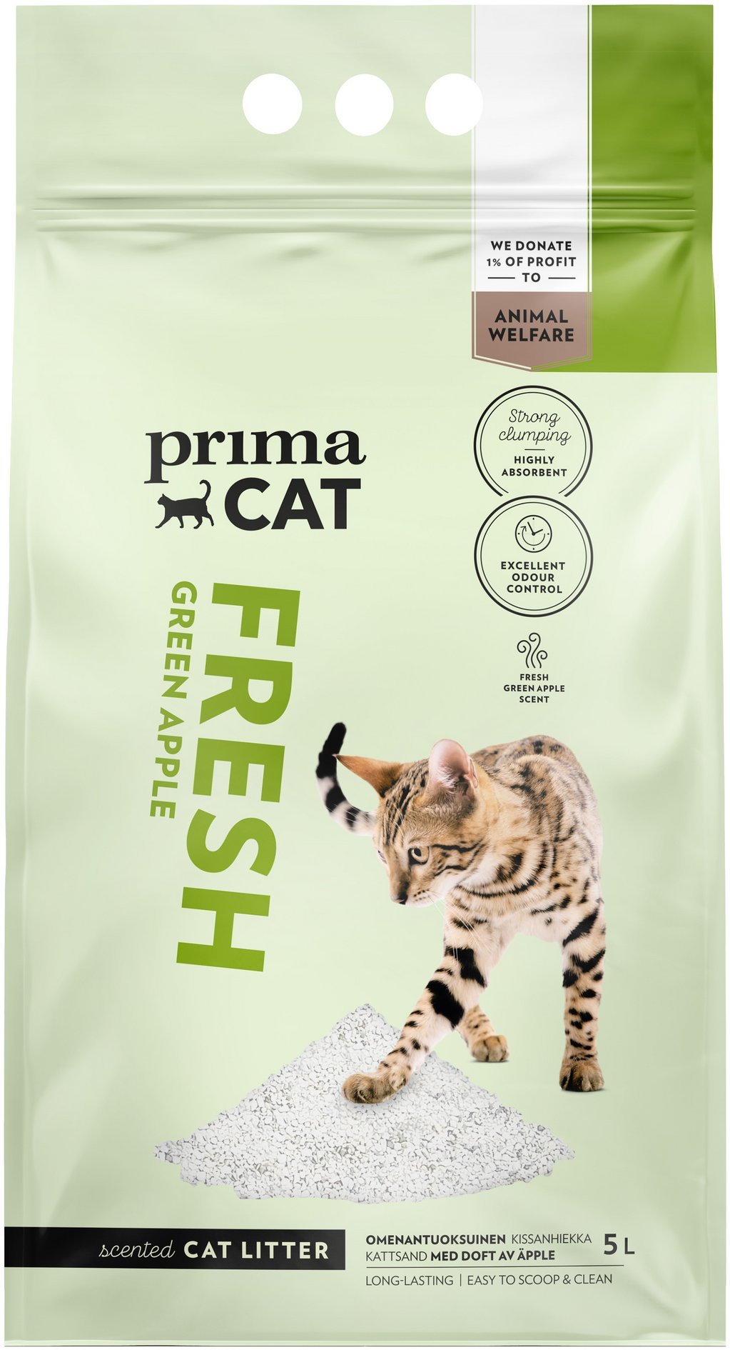 PRIMACAT FRESH APPLE CAT LITTER 5 L