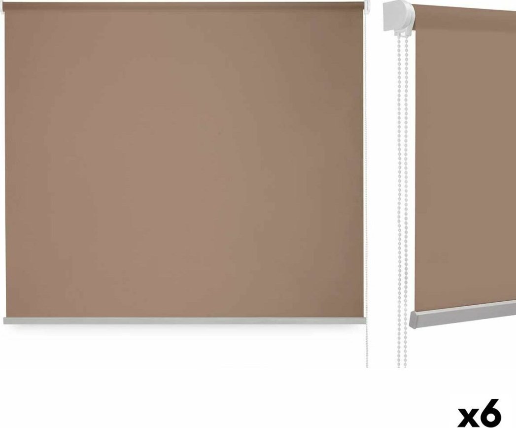 Gift Decor Roleta 180 x 180 cm Beżowy Materiał Plastikowy (6 Sztuk)