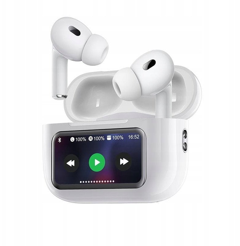 yesido Słuchawki TWS29 (ANC&ENC) BT 5.3 LCD, 360mAh, WHITE / BIAŁY