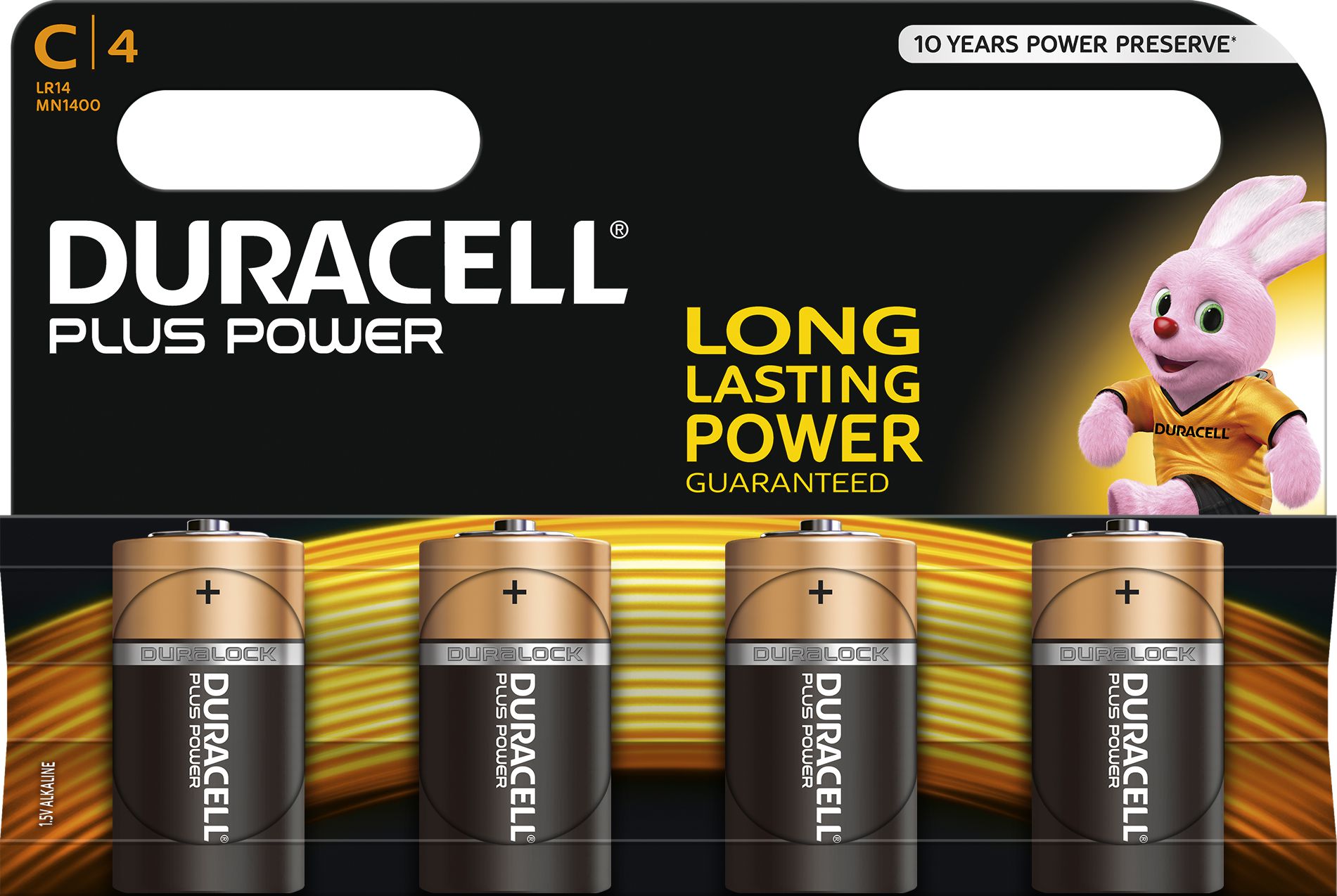 Duracell Bateria Plus Power C / R14 4 szt.