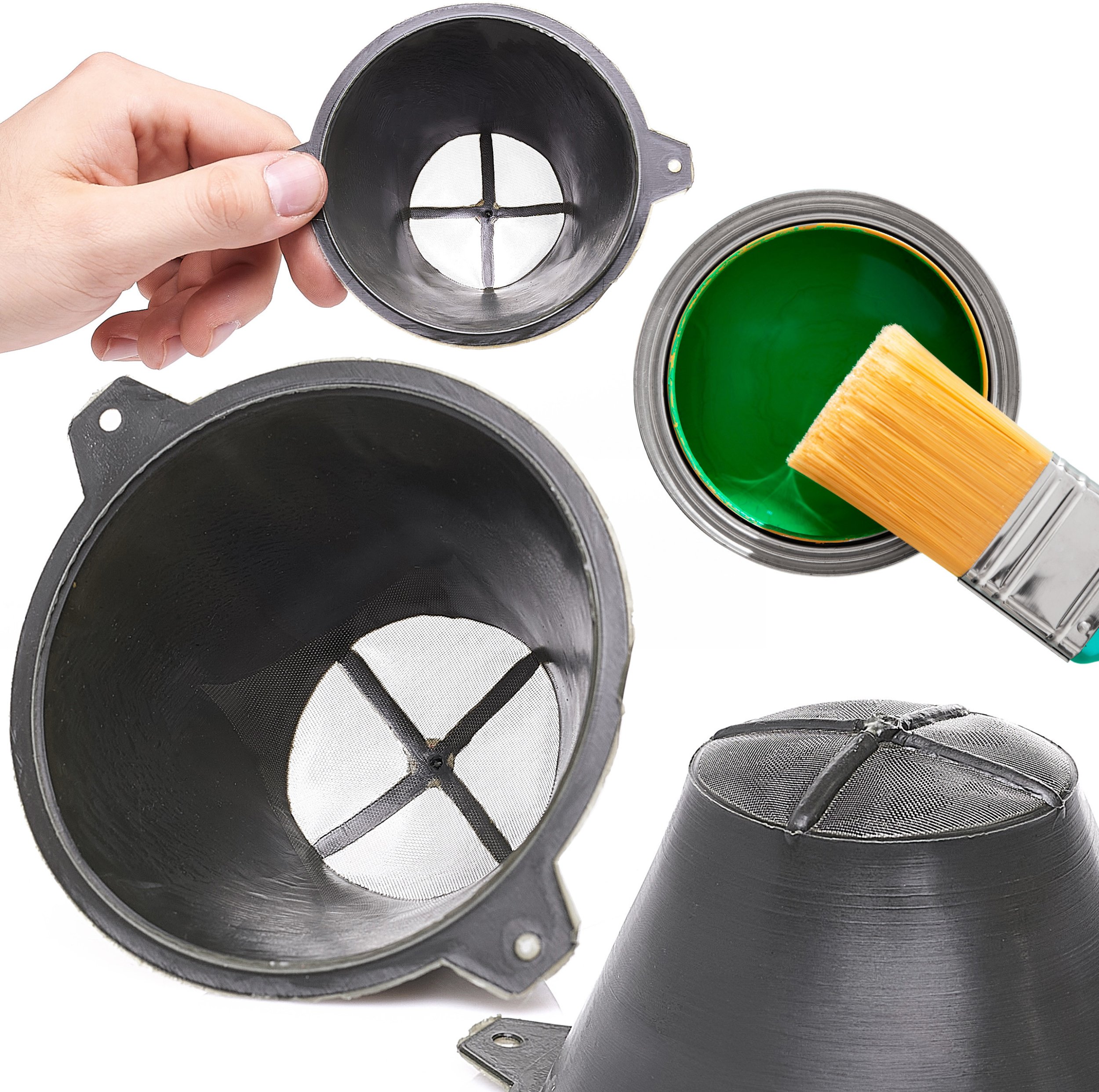 Sitko Sito do Filtrowania Fitracji Farby 103mm Czarne Małe Malowanie Farba
