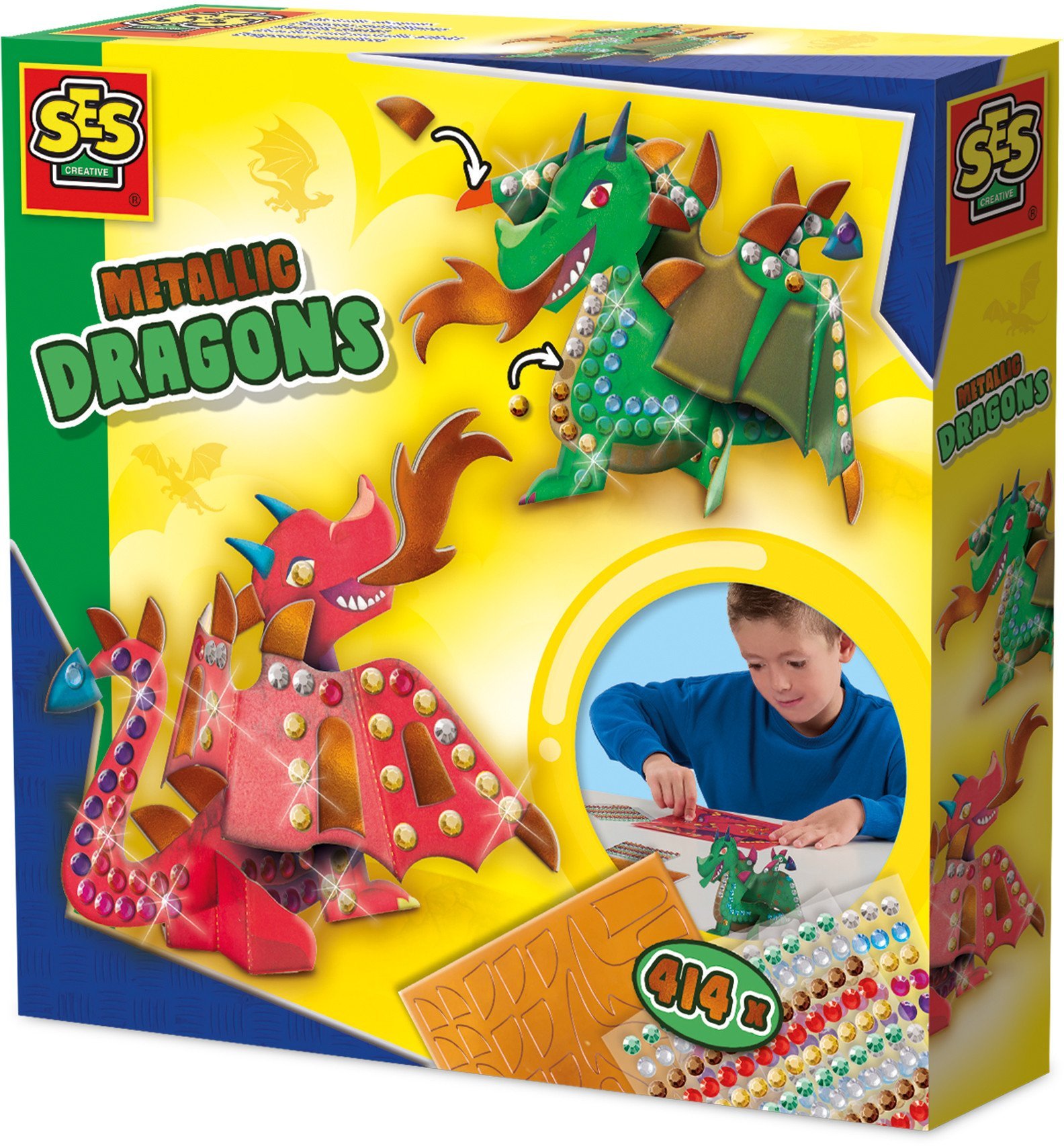 SES Metaliczne smoki 14296 42964