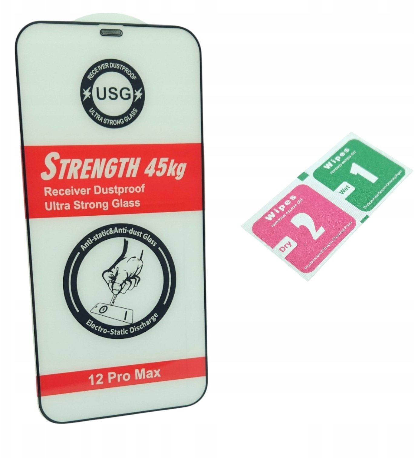 Szkło hartowane Ultra Strong 45KG do iPhone 16 Pro Max