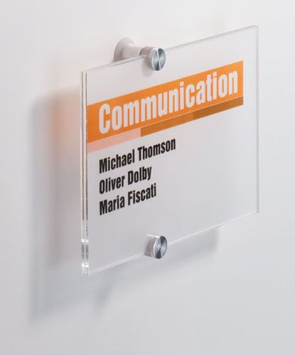 Durable TABLICZKA INFORMACYJNA DURABLE CRYSTAL SIGN 210X148MM