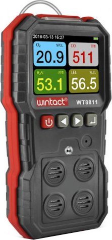 Wintact MIERNIK STĘŻENIA GAZÓW WINTACT WT8811 - O2 CO H2S i łatwopalnych