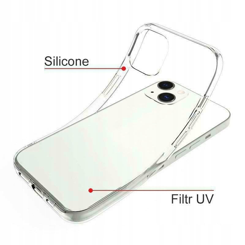 Nakładka slim case 2mm do iPhone 13 transparentny