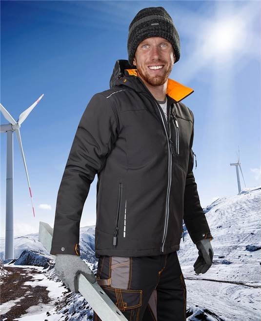 Ardon SOFTSHELL VISION H9178 H9179 H9180 Ardon - modna ocieplana zimowa kurtka z wysokiej jakości materiału, - Niebieski H9179 M