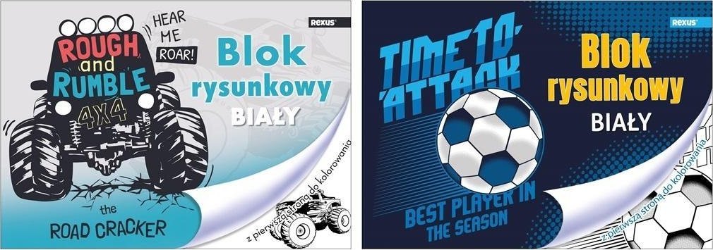 Beniamin Blok rysunkowy A4/20K biały No name Chłopiec