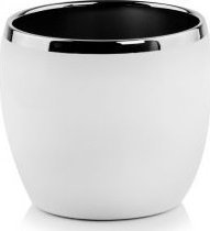 Polnix Osłonka ceramiczna biało-srebrna kula 11 cm