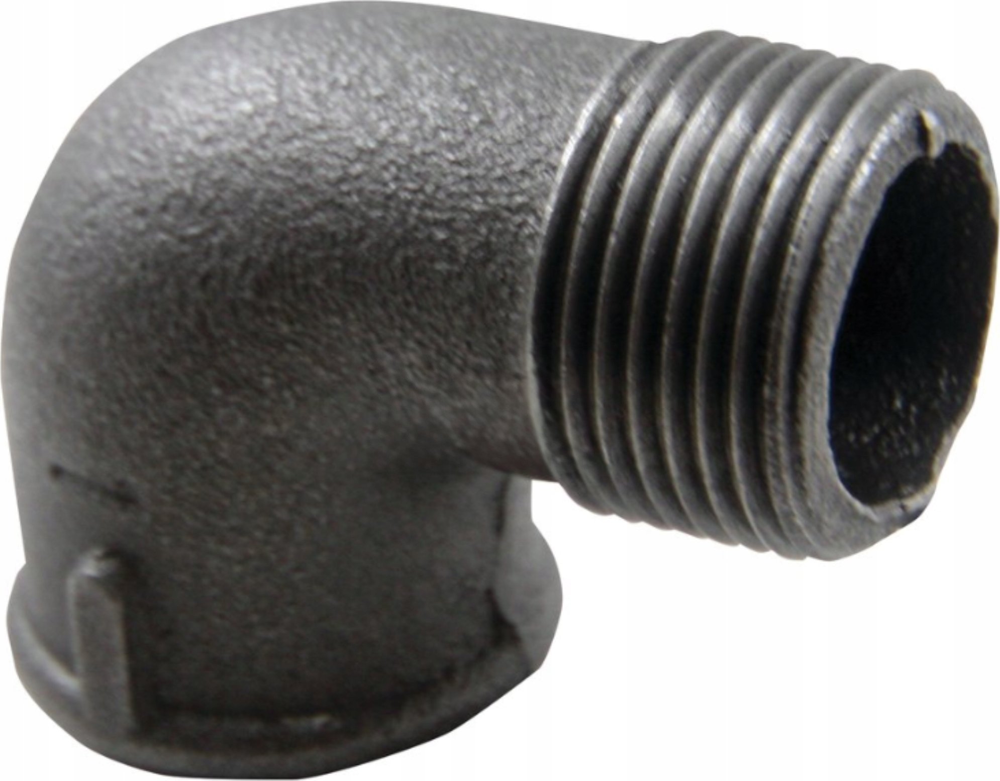 AGAflex Kolanko 90° nakrętno-wkrętne 1 CZARNE