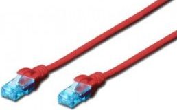 Digitus DIGITUS CAT 5e U-UTP patch cable PVC AWG 26/7 length 15m color red