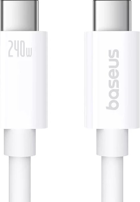 Kabel USB Baseus USB-C - USB-C 1 m Biały (1024213)