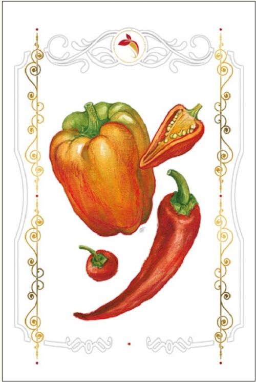 DA VINCI Karnet papryki DaVinci 12x18 cm + koperta (B-BD 502 062)