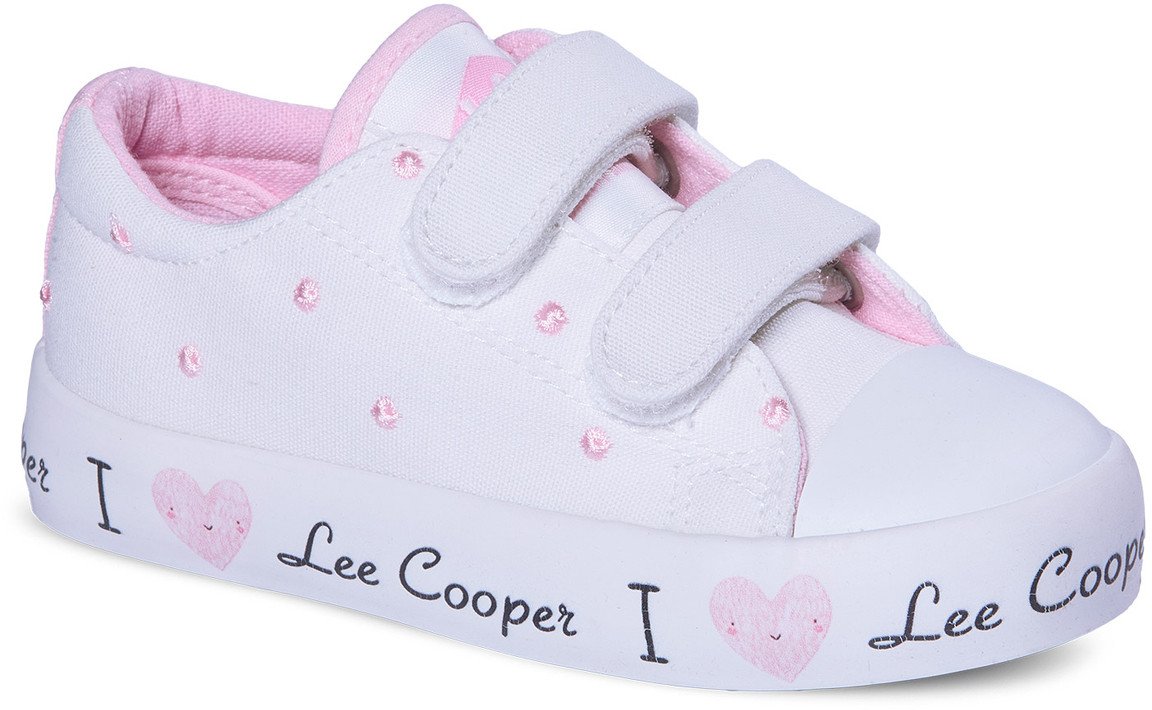Lee Cooper buty dziecięce LCW-25-02-3264K WHITE 25